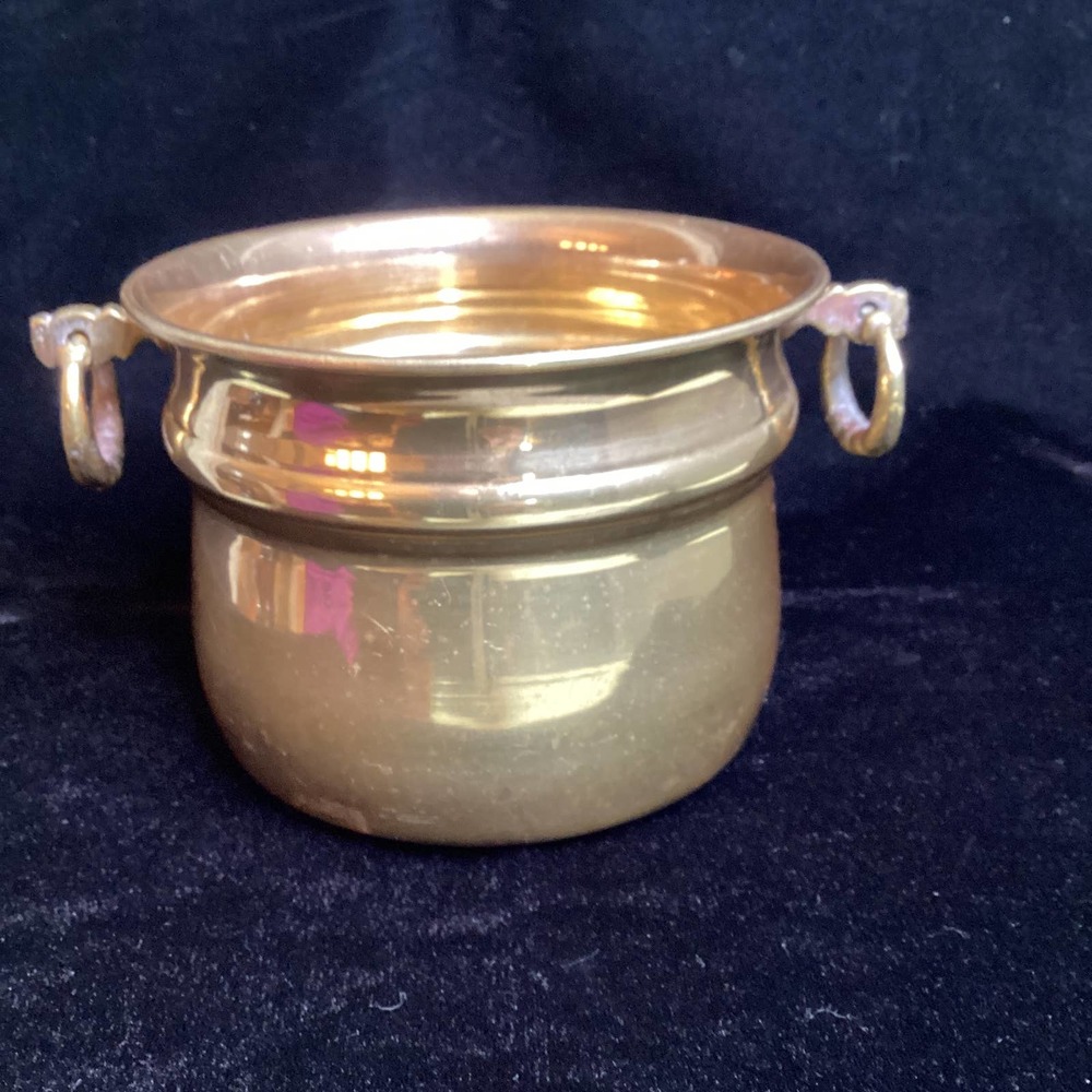 Vintage Brass Serving Pot